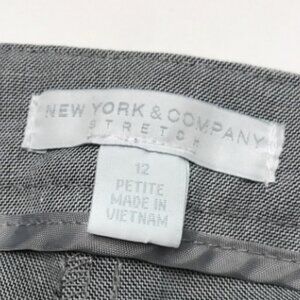 New York & Company Gray Dress Pants 12P